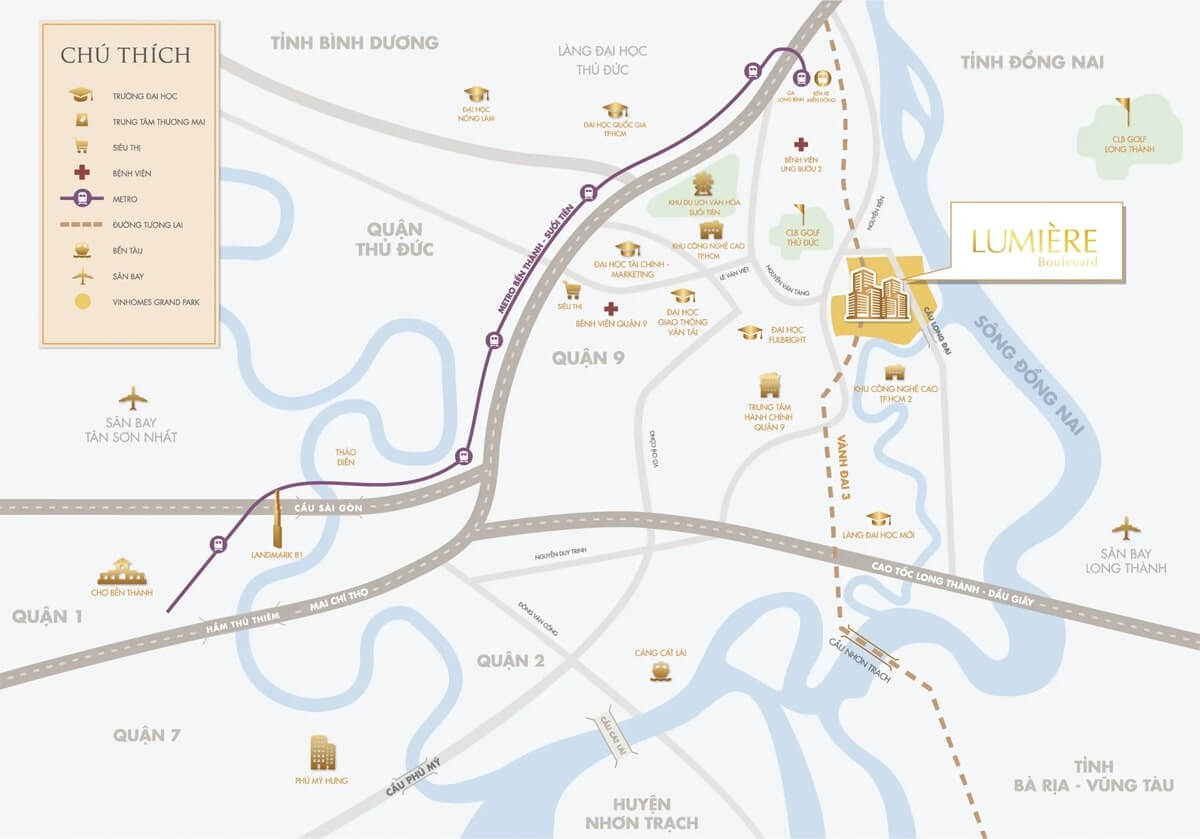 Vị trí Lumière Boulevard