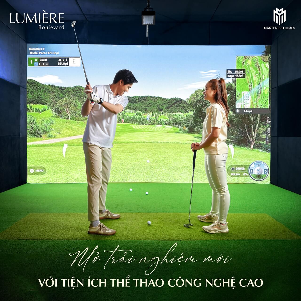 chơi Golf thực tế ảo Tại Lumière Boulevard